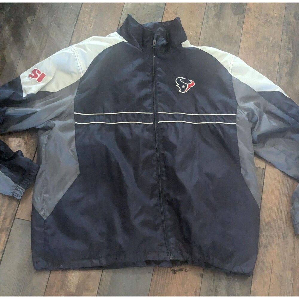 Vintage Houston Texans Windbreaker Jacket – XL Dunbrooke NFL Sportswear